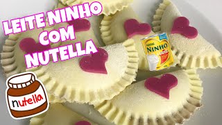 APRENDA FAZER PASTEL DE LEITE NINHO COM NUTELLA  FÁCIL RÁPIDO E LUCRATIVO [upl. by Ineslta649]