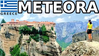 You WONT BELIEVE This Place Exists  Meteora Greece Travel Vlog [upl. by Elinnet906]