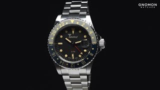 Squale 30 ATMOS Tropic GMT Ceramica  SEL Bracelet [upl. by Reaht]