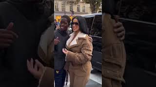 Cardi B meets fans at Paris😍 such a humble soul❤️news [upl. by Lovash]