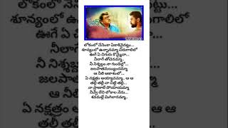 Bewars movie song telugu lyrics [upl. by Arlee]