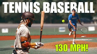 We Created A New Baseball GameTENNIS BASEBALL [upl. by Anneehs72]