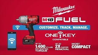 Milwaukee® M18 FUEL™ wONEKEY™ High Torque Impact Wrenches [upl. by Friedrick860]