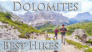 8 BEST OneDay HIKES to do in DOLOMITES  Exploring different valleys [upl. by Dranrev983]