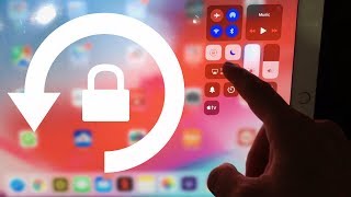 How to Unlock amp Lock Screen Rotation on iPad  iPad mini  iPad Pro iPad Air [upl. by Gerge336]