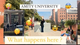 Amity university vlog  amity dailyvlog [upl. by Lebiralc80]