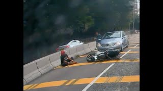 車CAM直擊  2024430 913 am 入荃錦交匯處前 Benz 私家車追撞 26 相撞可直接跳至 043 [upl. by Niabi]