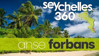 Anse Forbans Seychelles Mahé in 360°VR  beaches in virtual Reality series [upl. by Eselahs]