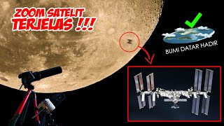 ZOOM SATELIT LEWAT BULAN  ISS Lunar Transit International Space Station Across Moon [upl. by Nathalie]