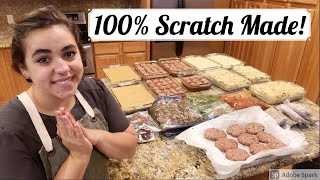 Making 26 Deliciously Easy Freezer Meals From Scratch In an Afternoon [upl. by Assiar]