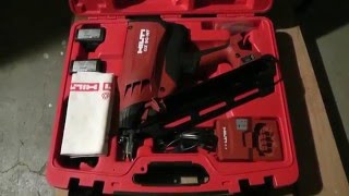 HILTI GX 90WF Framing Nail Gun Review [upl. by Namwob]