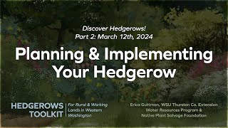 Webinar Discover Hedgerows  Part 2 [upl. by Elaen105]