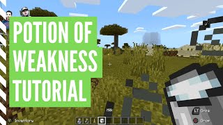 How To Make A POTION OF WEAKNESS In Minecraft [upl. by Graves]