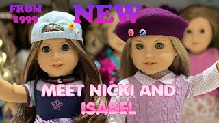 NEW American Girl Doll 90s Twins  Meet Nicki and Isabel Hoffman  Emma Cole [upl. by Light]