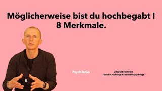 8 Merkmale für Hochbegabung [upl. by Ojyma]