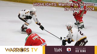 HIGHLIGHTS Warriors vs Dragons 26 October 2024 [upl. by Ennylhsa378]