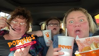 Popeyes Food Review with Tammy and Gem [upl. by Mycah]