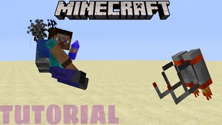 How to get a jet pack in Minecraft Command Block Tutorial [upl. by Cozza746]