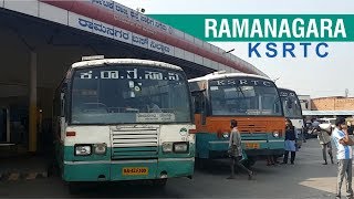 Ramanagara KSRTC Bus Station  Karnataka [upl. by Gastineau721]