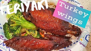 How to make Teriyaki Turkey Wings in the oven [upl. by Wiles]