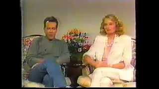 Bruce Willis and Cybill Shepherd on GMA  September1985 [upl. by Normalie]