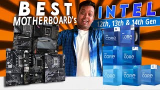 Best Budget Motherboards for intel 14th 13th amp 12th Gen  i3 i5 i7 i9  intel budget motherboard [upl. by Arayk]