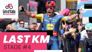 Giro dItalia 2024  Stage 4 Last KM [upl. by Ecnadnak209]