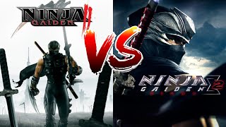 Ninja Gaiden Master Collection Comparison Ninja Gaiden 2 VS Ninja Gaiden Sigma 2 [upl. by Esau]