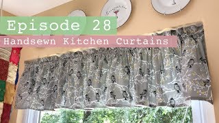 How to sew a curtain valance  Easy Curtains  Sewing Curtains [upl. by Anidem175]