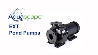 Aquascape EXT Pond Pumps [upl. by Yarod]