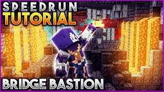 BRIDGE BASTION in UNTER 2 MINUTEN  MINECRAFT SPEEDRUN TUTORIAL 6 [upl. by Devaj]