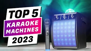 Top 5 Best Karaoke Machines You can Buy Right Now 2023 [upl. by Rednasyl]