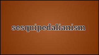 What Sesquipedalianism Means [upl. by Bilek]