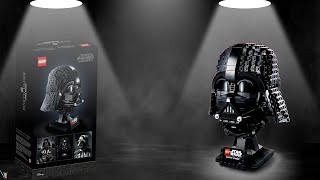 A Different Look At Building lego Darth Vader Helmet starwars Fan MustHave timelapse [upl. by Yelik]