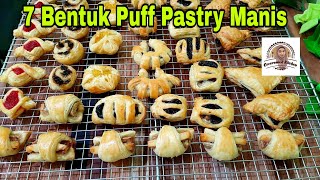 Part2 Pastry 7 Cara Membentuk Puff Pastry lsian Manis [upl. by Colt762]