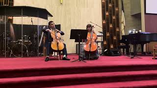 Teacher Performance Barriere Cello Sonata for 2 cellos in G Major [upl. by Enihsnus]