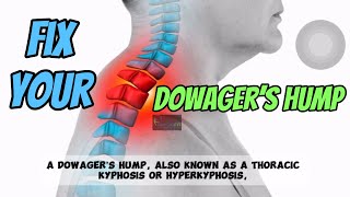 Fix Your dowager’s hump  Poor Posture  Desk job  ​⁠PhysiofitByDrMajid [upl. by Natsirt]