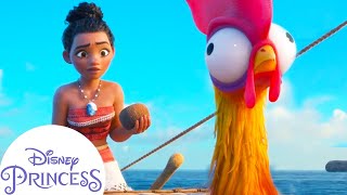 Moana amp HeiHeis Ocean Adventure  Kids Cartoon  Disney Princess [upl. by Langsdon]