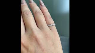 Tiffany amp Co Diamond Platinum 2 mm Wedding Band Ring 1076102 [upl. by Margaret]