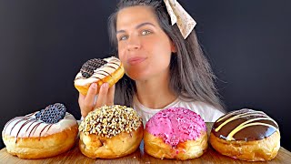 DONUTS  MUKBANG  EATING SOUNDS  ASMR [upl. by Pennie]