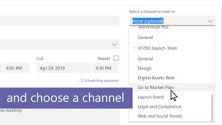 Meet in a Microsoft Teams Channel [upl. by Hax658]