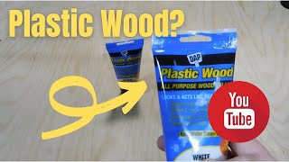 PLASTIC WOOD  DAP  Plastic Wood Latex Wood Filler  Review [upl. by Natam]