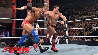 Darren Young vs Alberto Del Rio Raw July 18 2016 [upl. by Kielty286]