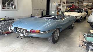 1963 Jaguar Etype 38 series 1 RHD in opalescent silver blue The best one [upl. by Amber]