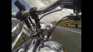 stock harley 103 wide glide 1280101mph [upl. by Bouchier]