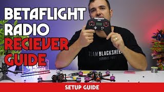 HOW TO setup betaflight Uarts amp install receiver  bind it to your radio GUIDE [upl. by Olsson537]