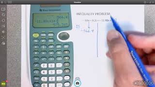 Solving Inequalities with Calculator [upl. by Daniel]