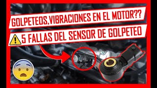 🔴5 FALLAS Del SENSOR De DETONACIÓN KNOCK SENSOR ESTO HARÁ Tu CARRO [upl. by Publea]