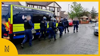 Police raid homes in Piccadilly Gardens drug crackdown [upl. by Oca428]