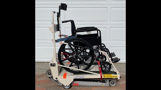 GARAVENTA SUPERTRAC  PORTABLE INCLINED WHEELCHAIR LIFT TRE 52 STAIR CLIMBER [upl. by Novj]